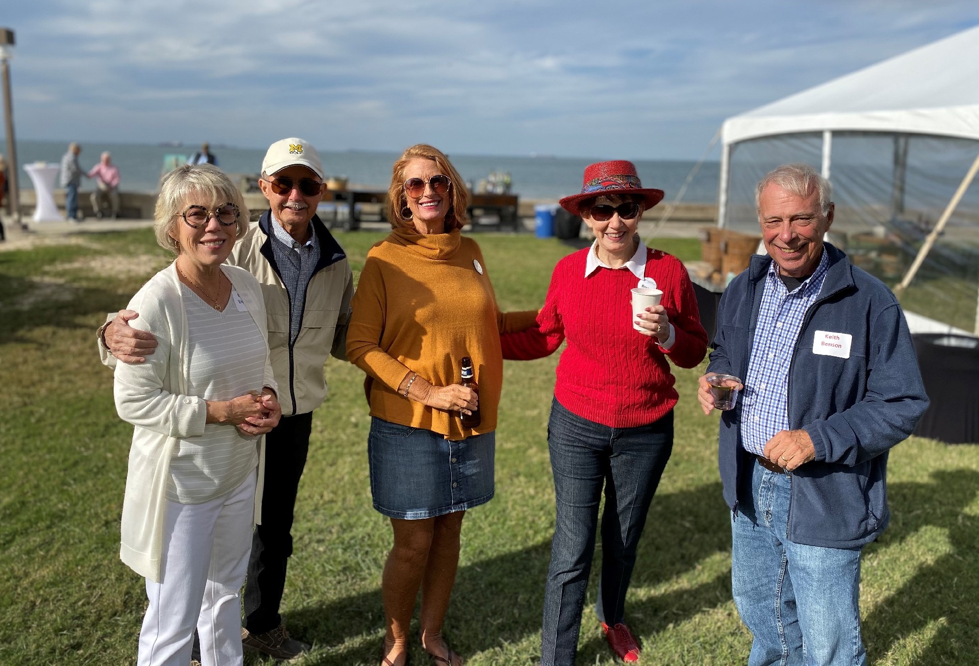 Group of Retired People Enjoying Drinks