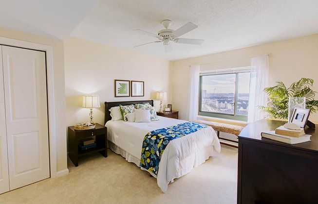 Bedroom at Westminster Canterbury on Chesapeake Bay