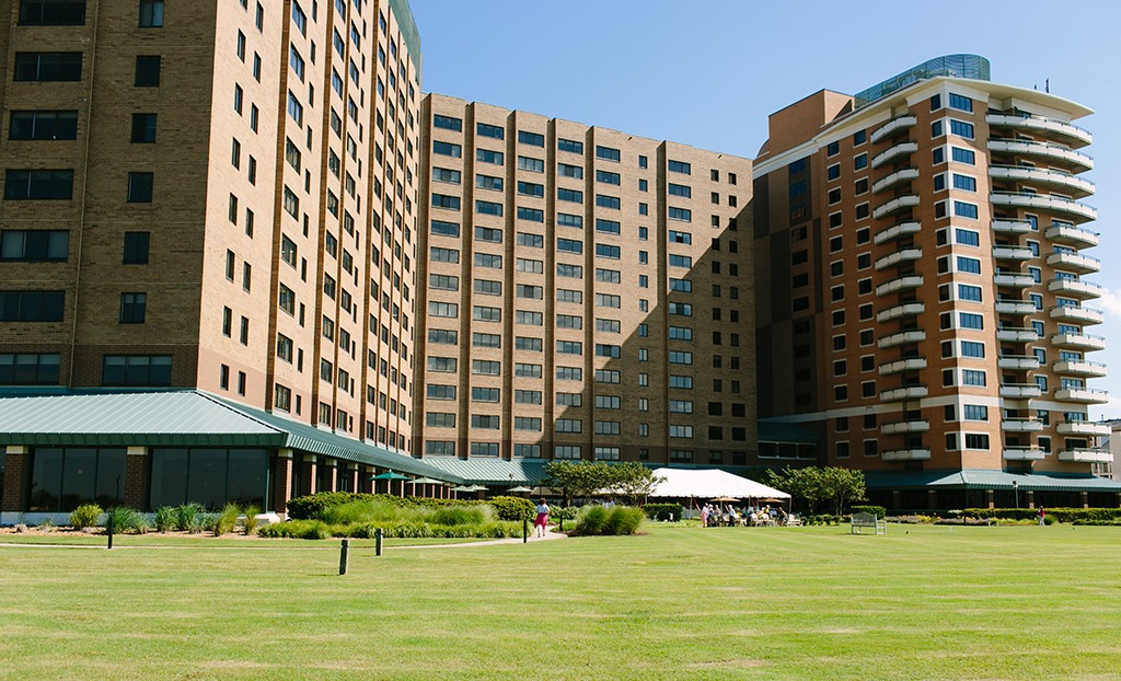 Exterior View of Building at Westminster Canterbury on Chesapeake Bay