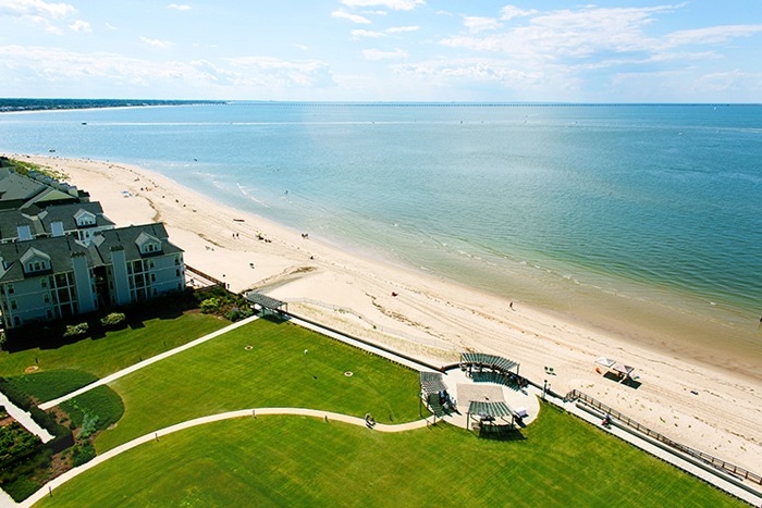 Aerial View of the Chesapeake Bay